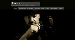 Desktop Screenshot of coursdharmonica.fr